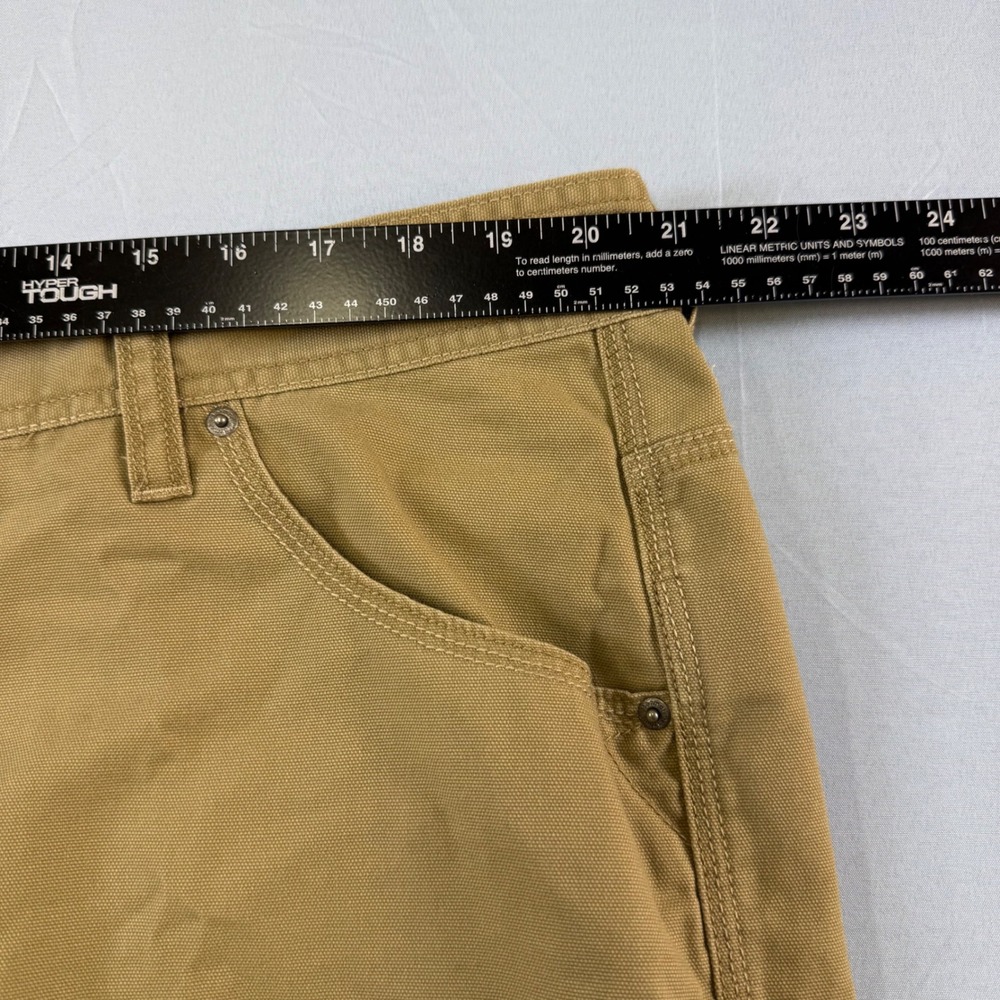 Marmot Mens Tan Canvas Work Carpenter Shorts Size 40 Brown Utility Hiking Rugged - Picture 8 of 16